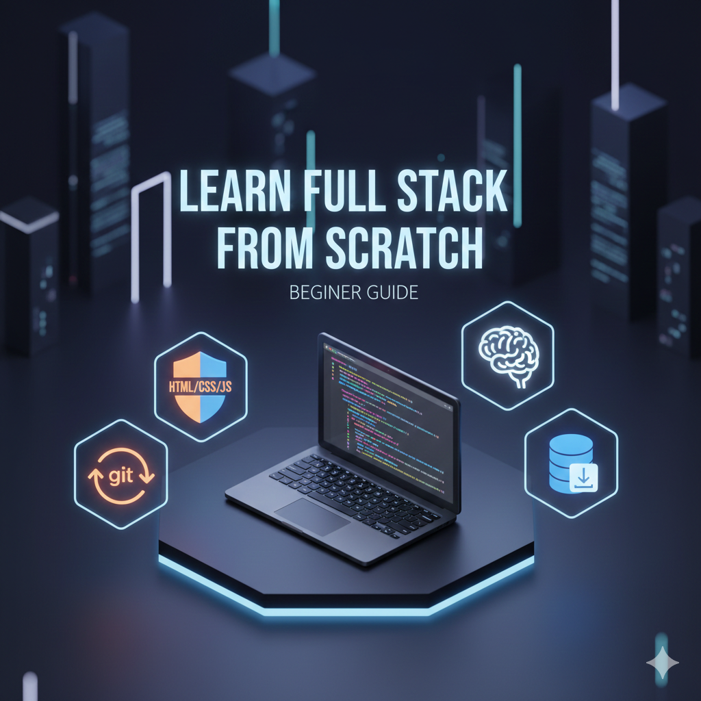 full stack for beginners, learn full stack from scratch, beginner guide - TechCadd Blog