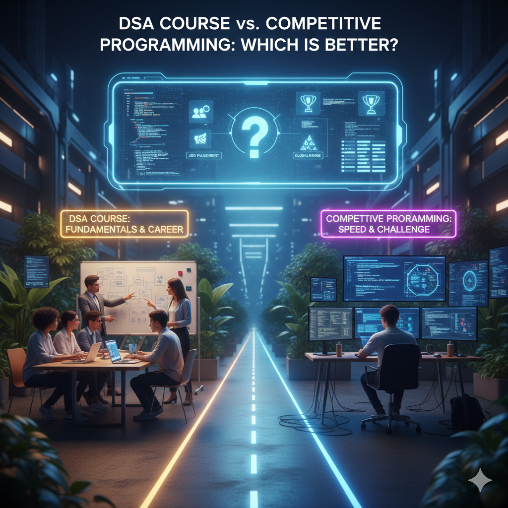 dsa course vs competitive programming which is better