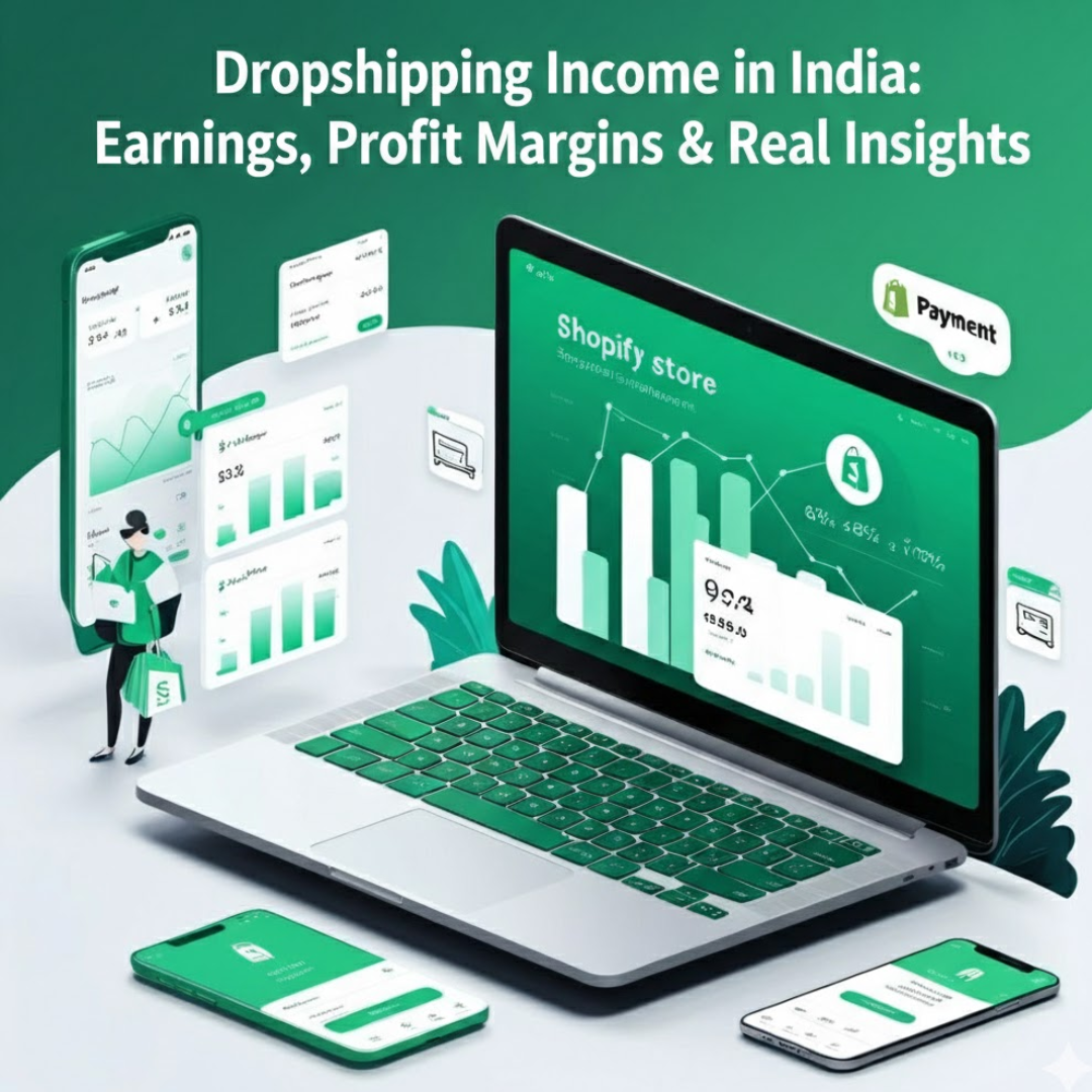 Dropshipping Income in India: Earnings, Profit Margins & Real Insights