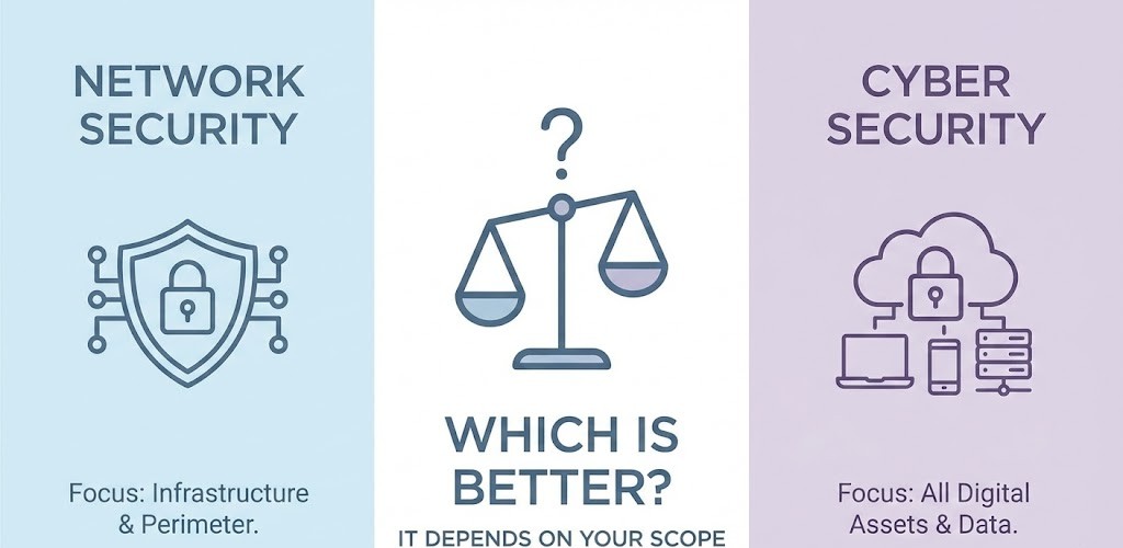 Network Security vs Cyber Security: Which is Better for Your Career?