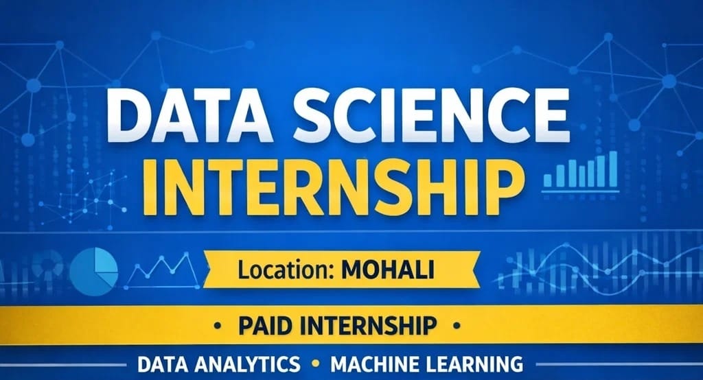 data science internship in mohali, data analytics internship india, paid data internship