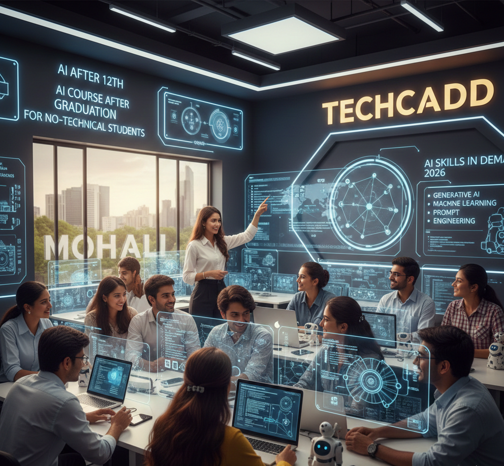 AI Course in Mohali: Master Artificial Intelligence at Techcadd