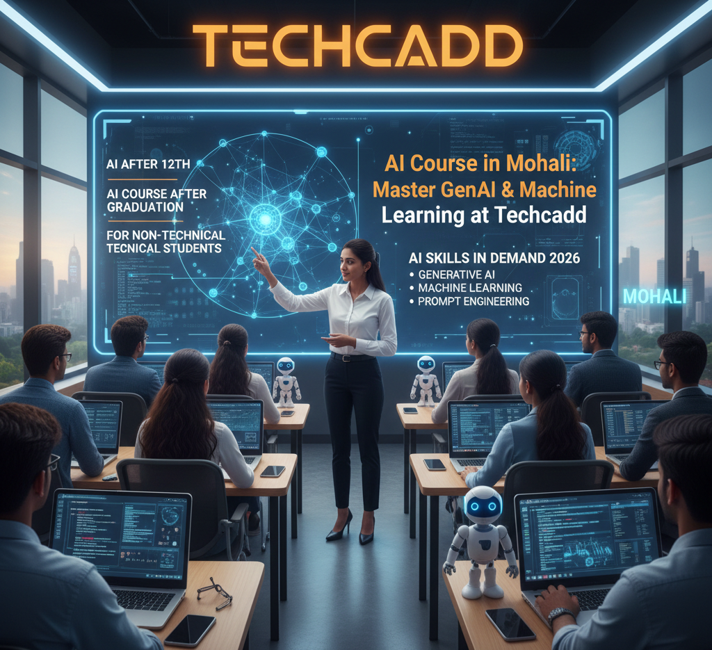 AI Course in Mohali: Master GenAI & Machine Learning at Techcadd