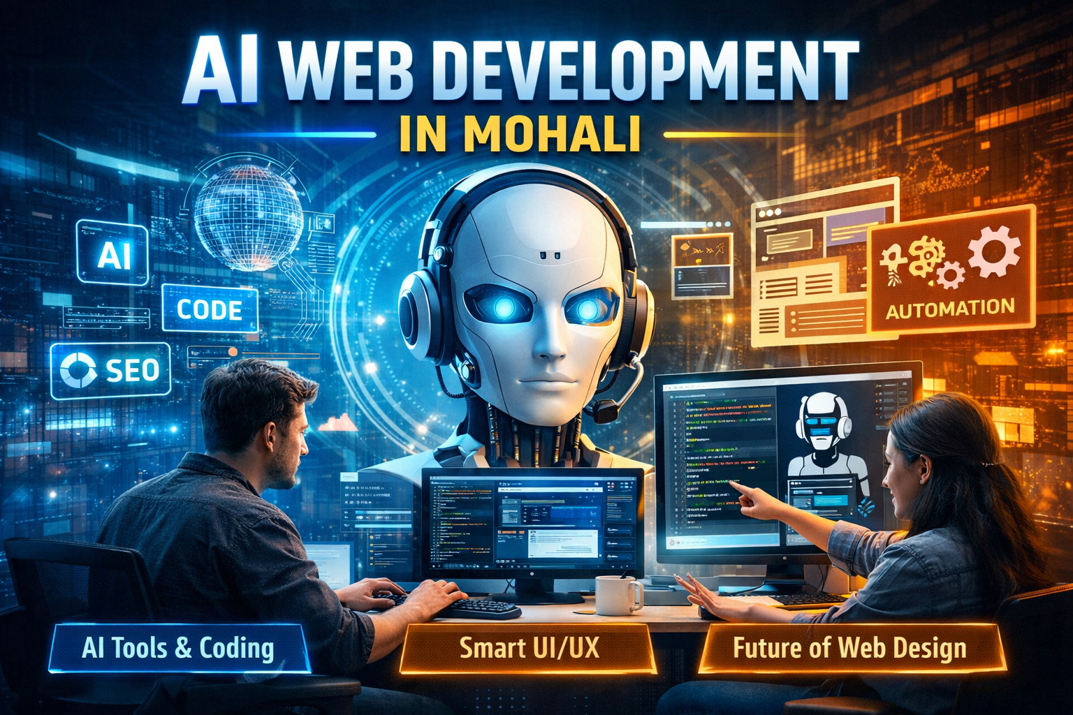 How AI Is Changing Web Development: Tools, Trends & Future Scope for Students in Mohali (2026 Guide)