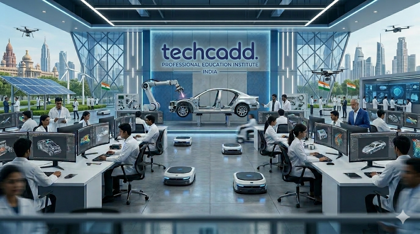 Techcadd professional education institute India