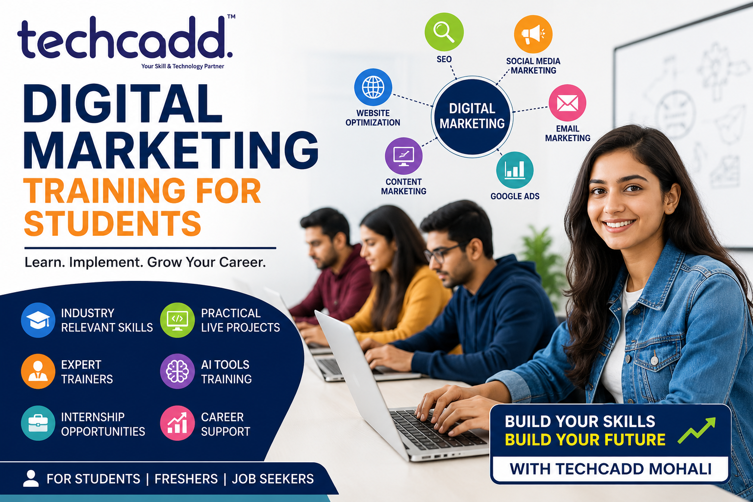 Digital Marketing Training for Students: Build Job-Ready Skills for a Successful Career - Techcadd Blog