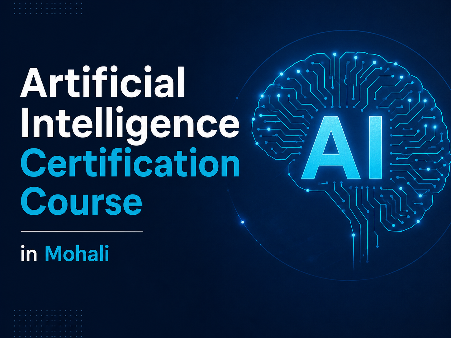 Artificial Intelligence Certification Course in mohali - Techcadd Blog