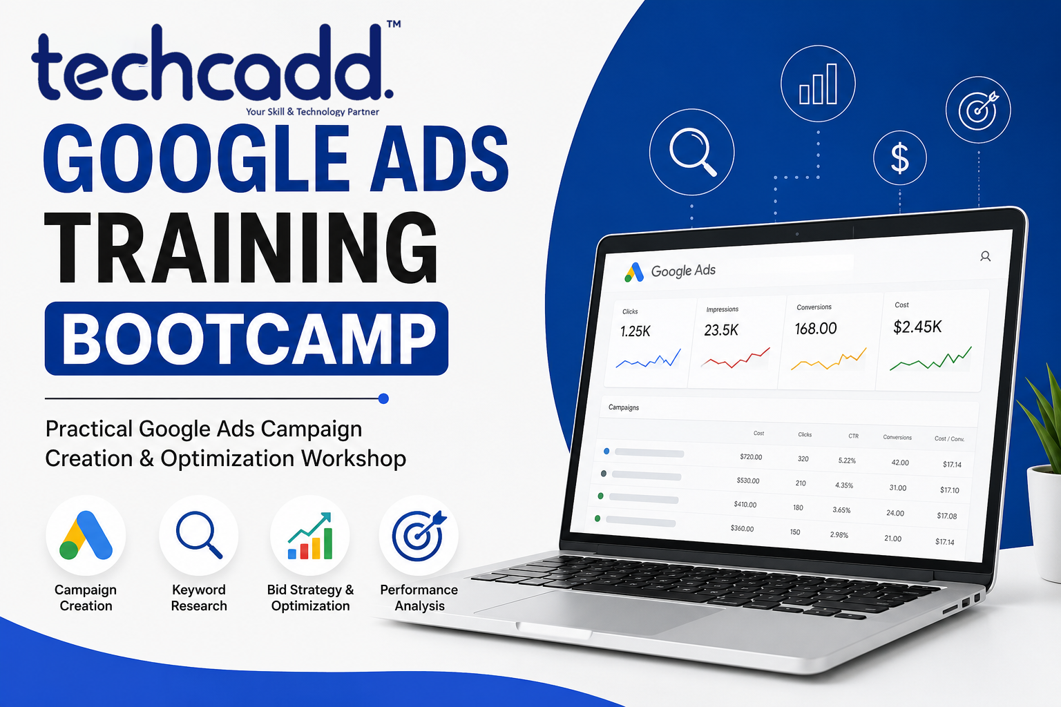 Google Ads Training Bootcamp – Practical Campaign Creation & Optimization Workshop