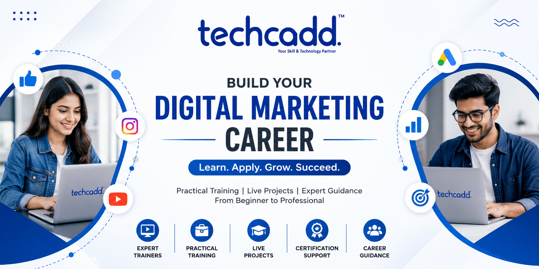 Digital Marketing Checklist for Beginners in Mohali | Complete Guide by Techcadd