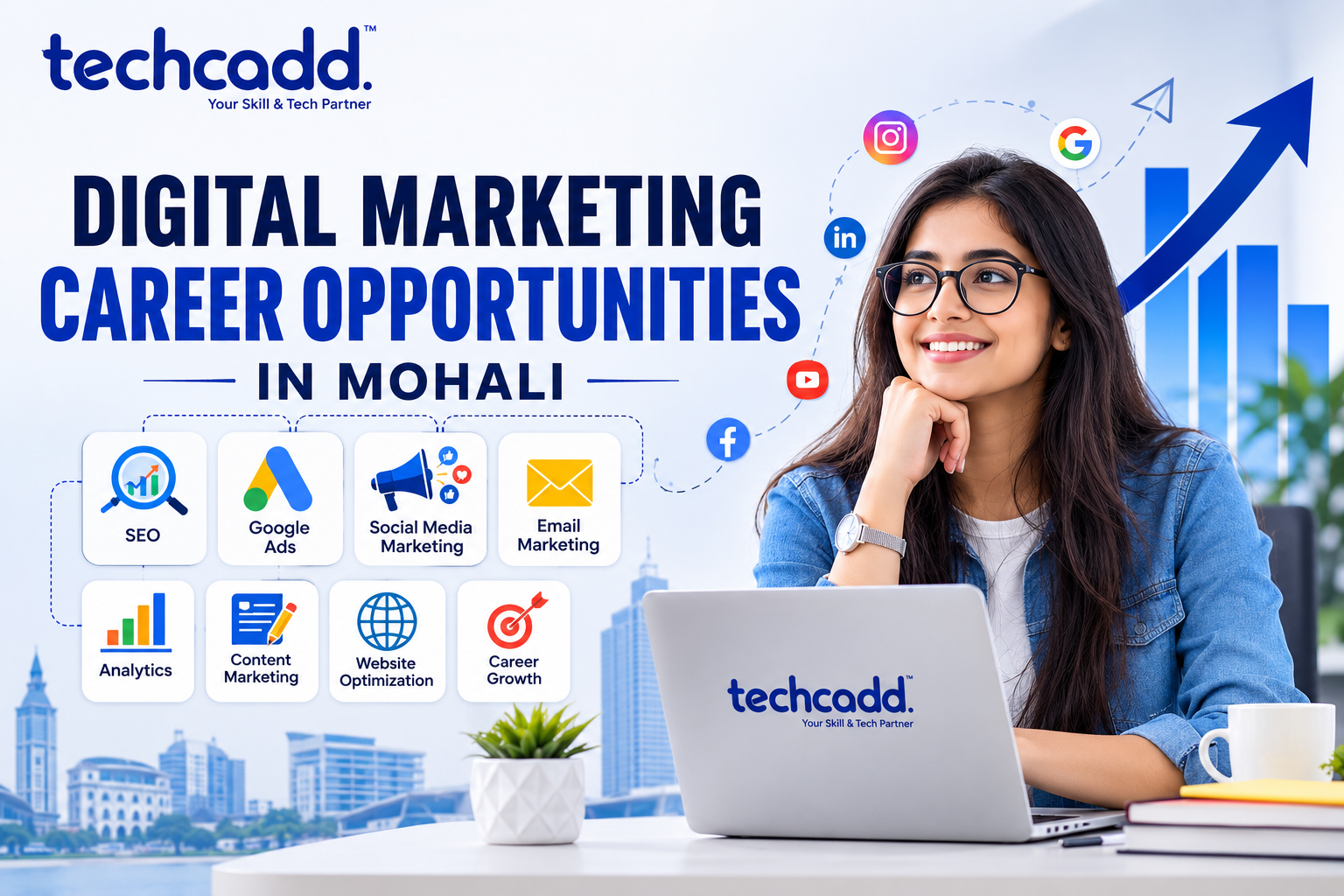 Digital Marketing Career Opportunities in Mohali | Build Your Future with Techcadd - Techcadd Blog