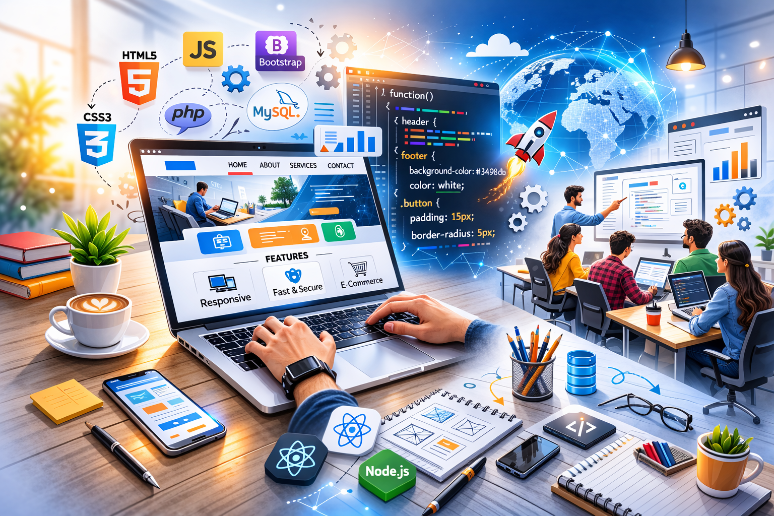 Best Web development course in Mohali – Techcadd