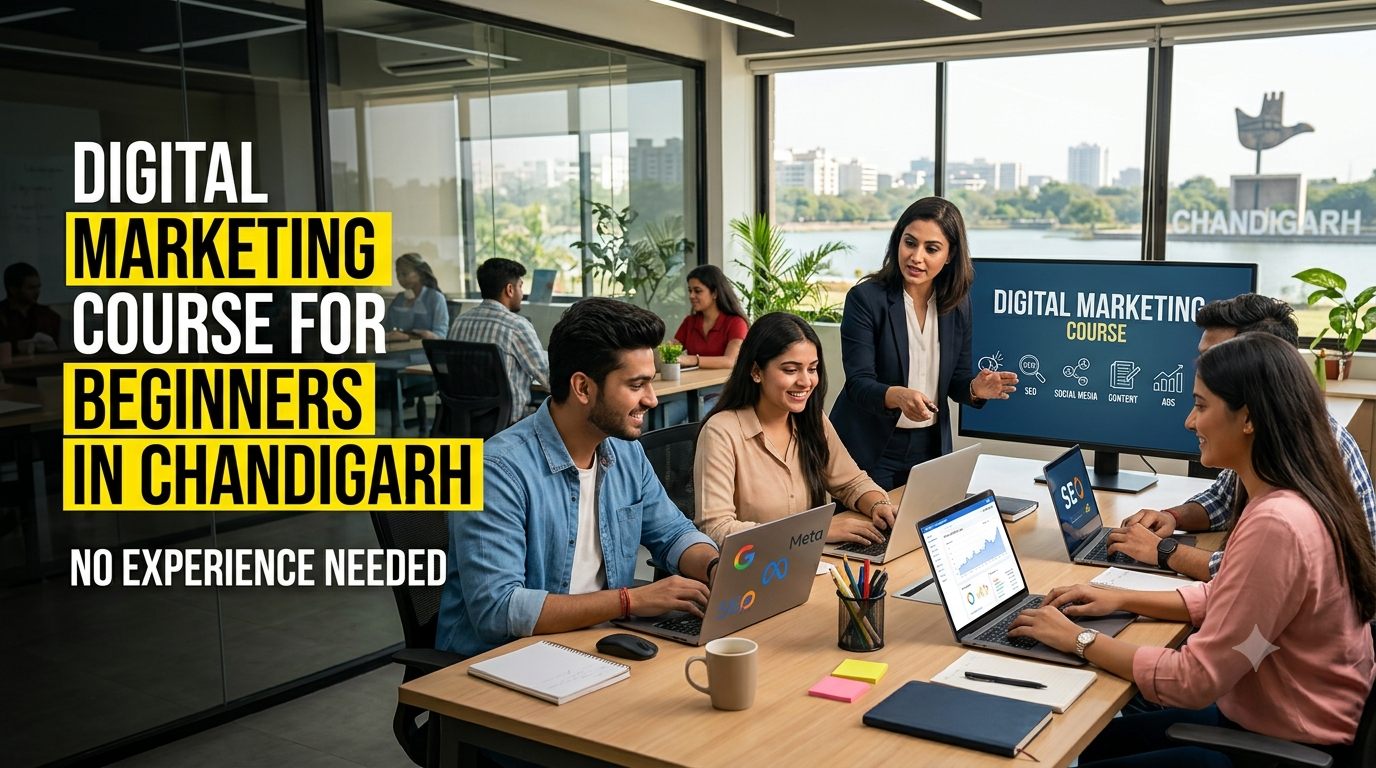 Digital Marketing Course for Beginners in Chandigarh — No Experience Needed